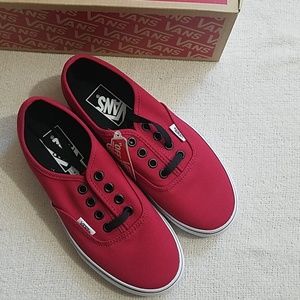 vans authentic chili pepper red